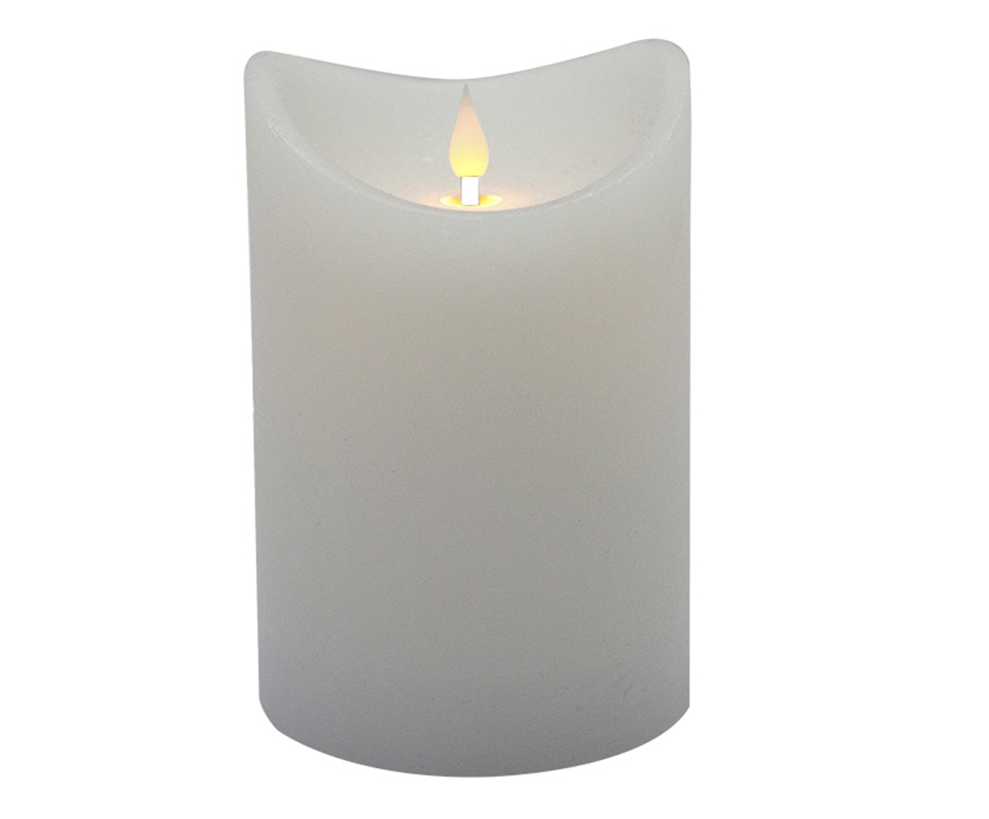 Vela Decorativa de LED Clart&eacute; Branco Pequena - image 0