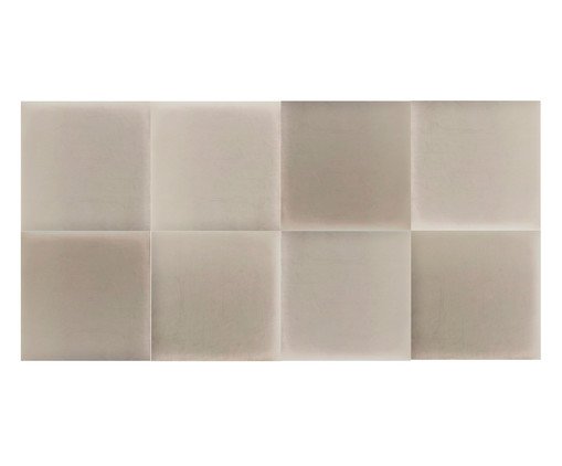 Cabeceira Modular em Veludo Duni Square - Off White image number 0