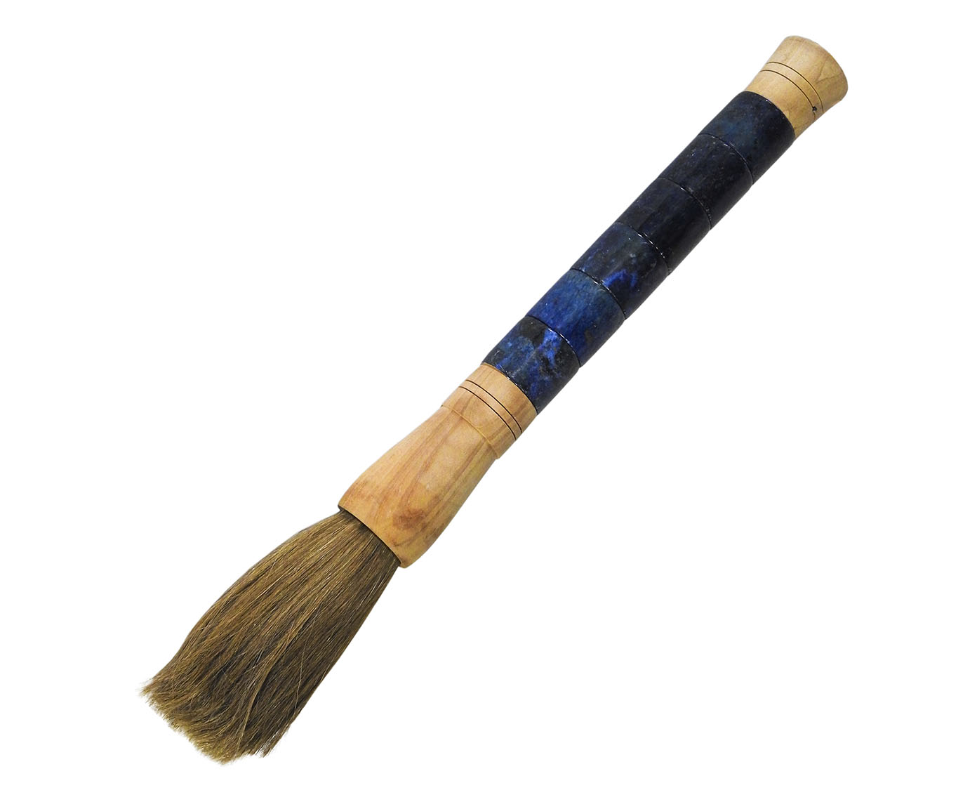 Pincel com Cabo Azul Marmorizado em Madeira image number 0