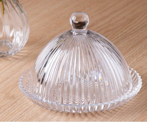 Queijeira em Cristal Renaissance Transparente image number 2
