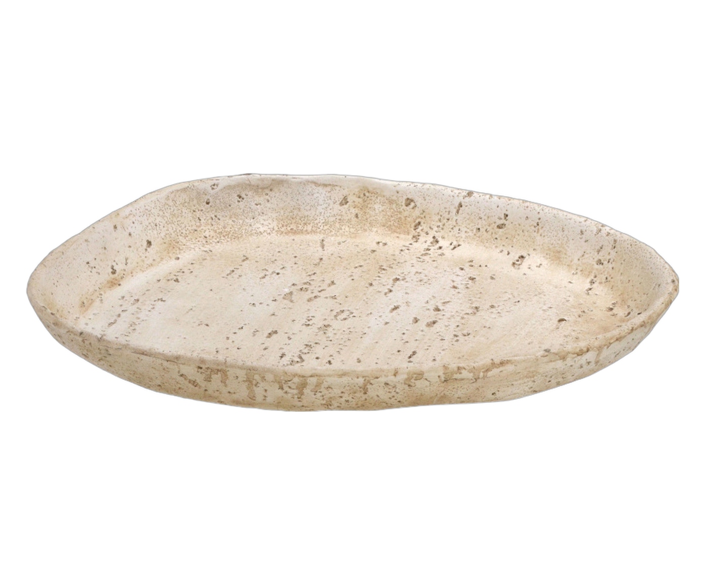 Bandeja Decorativa Zenor Bege e Branco - image 0