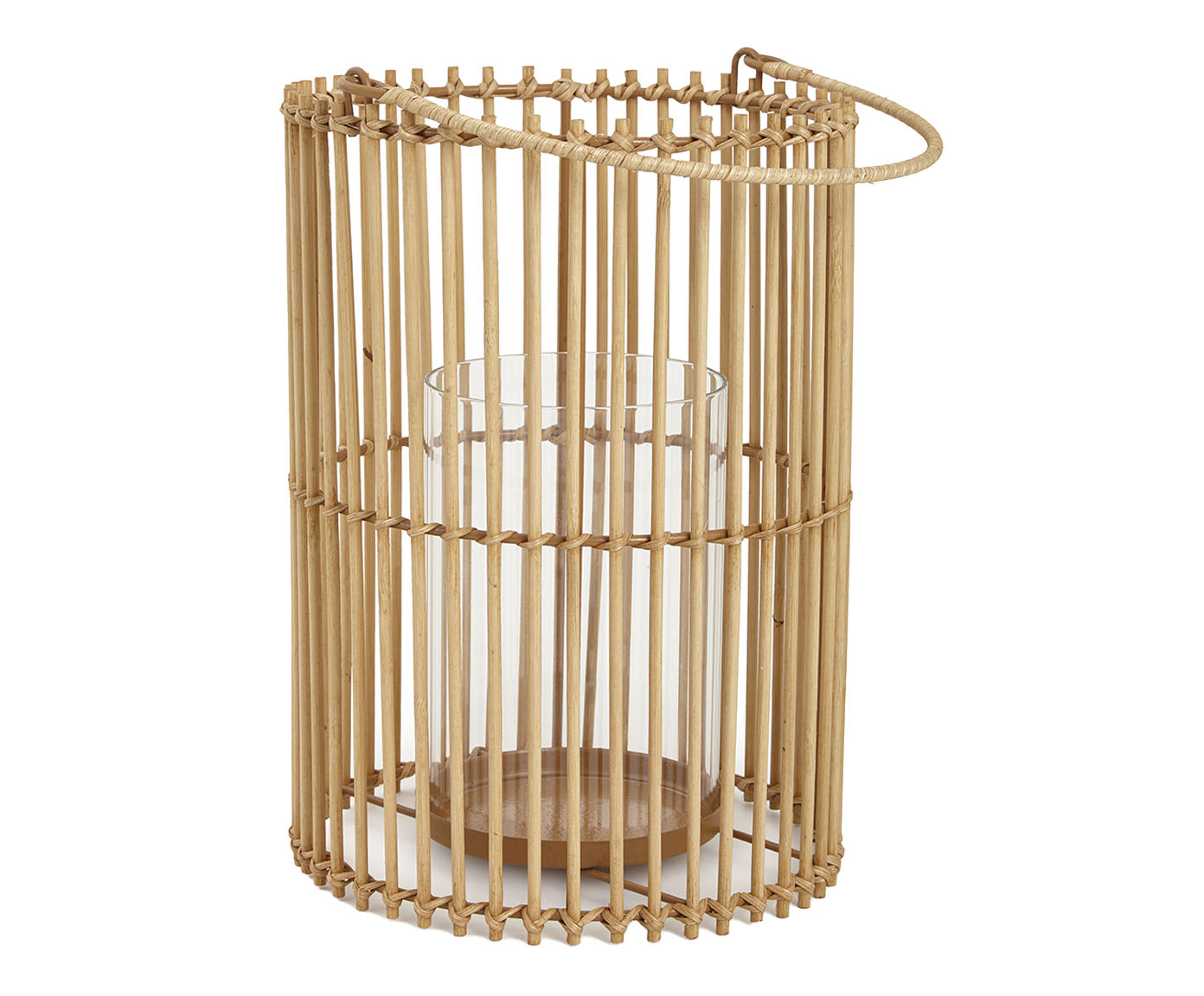 Lanterna em Bambu com Copo Menor Dean Natural image number 0