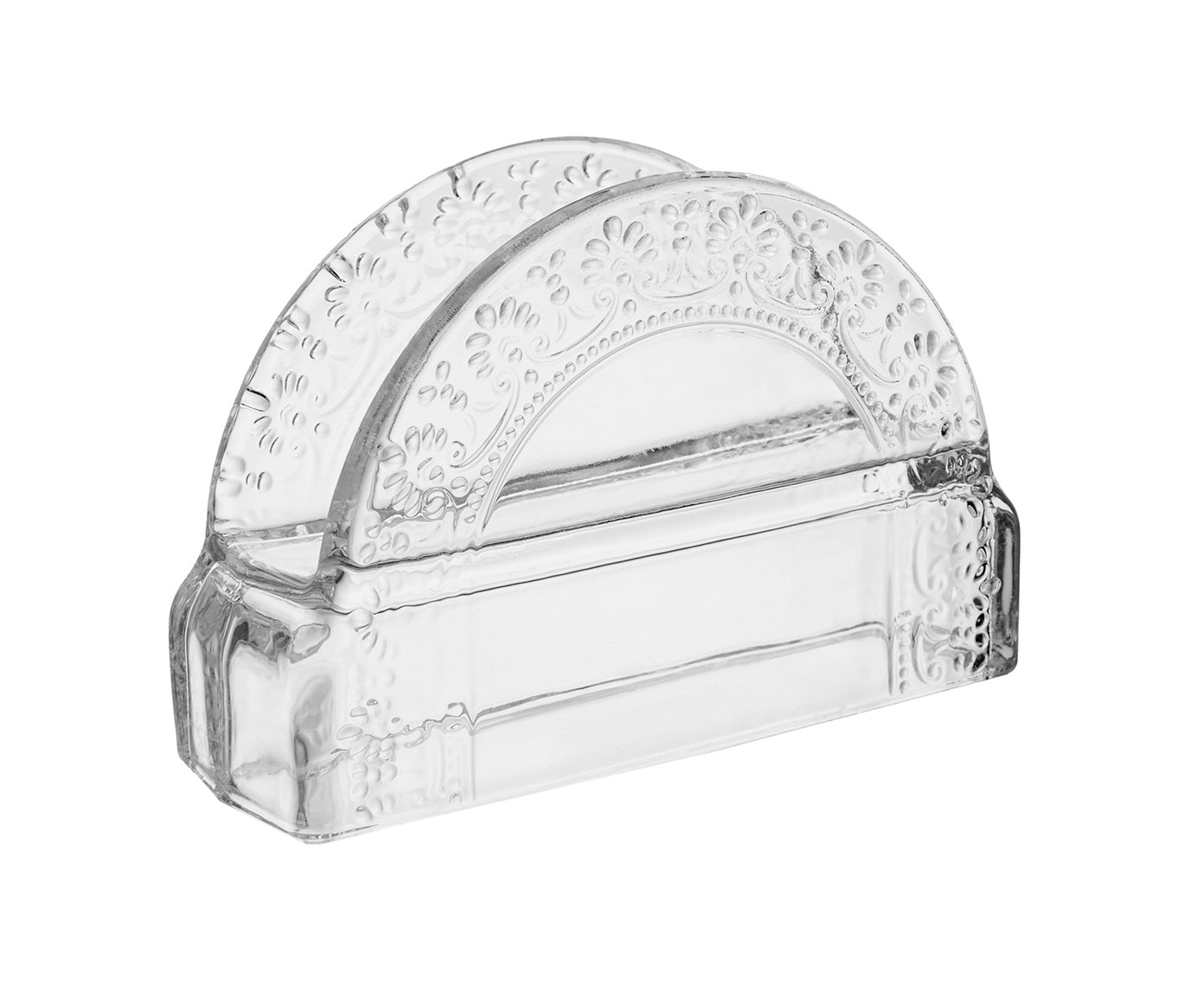 Porta-guardanapos de Cristal Mauve - image 0