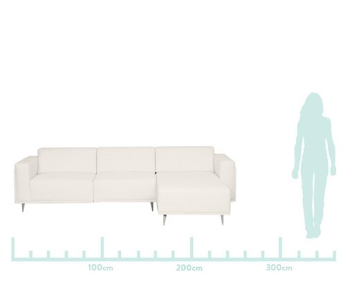 Sof&aacute; Modular com Chaise Antonio image number 1