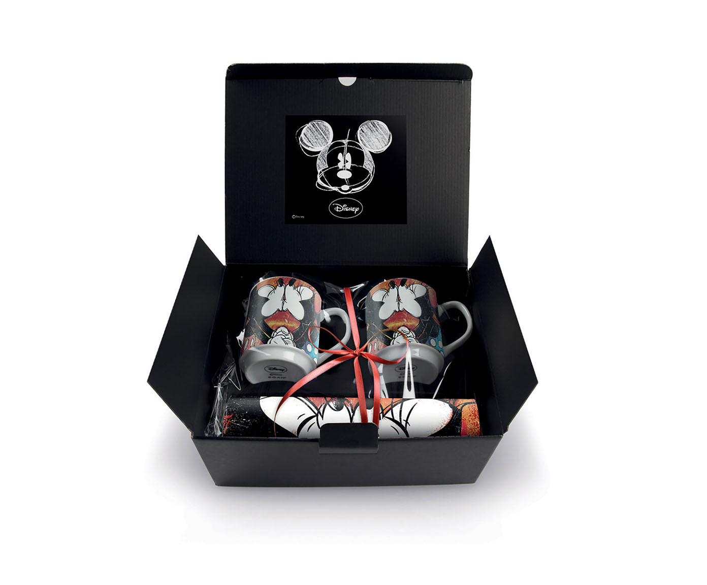 Jogo de Mugs e Lugares Americano Mickey e Minnie Vermelho image number 1