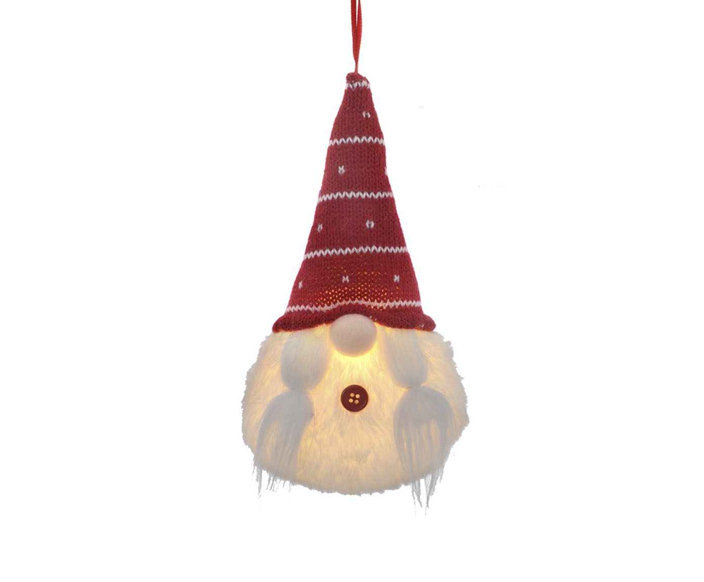 Adorno para Pendurar Gnomo Natalino Chape&uacute; com Luz - image 0