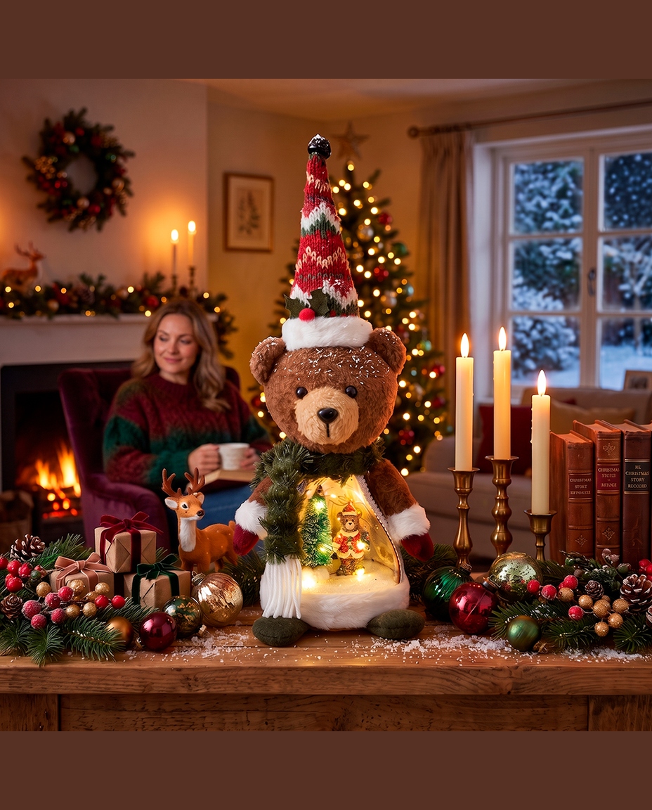 Urso Natalino com Luz Menino - image 1
