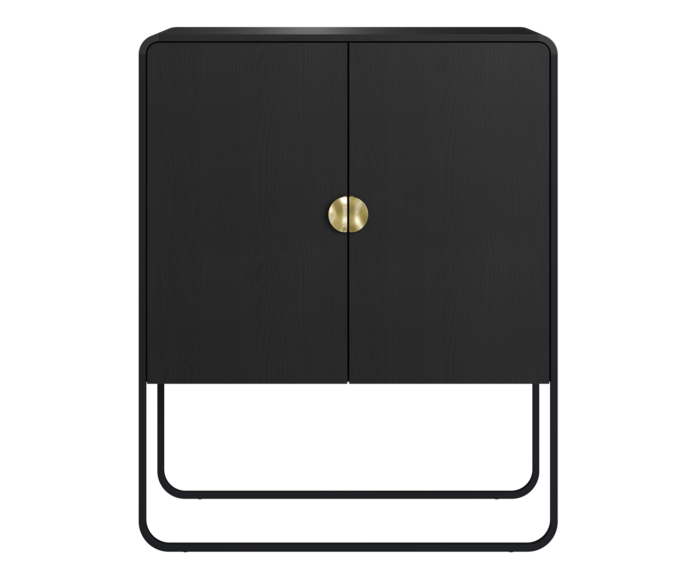 Balc&atilde;o Buffet Luna II- Nero - image 1