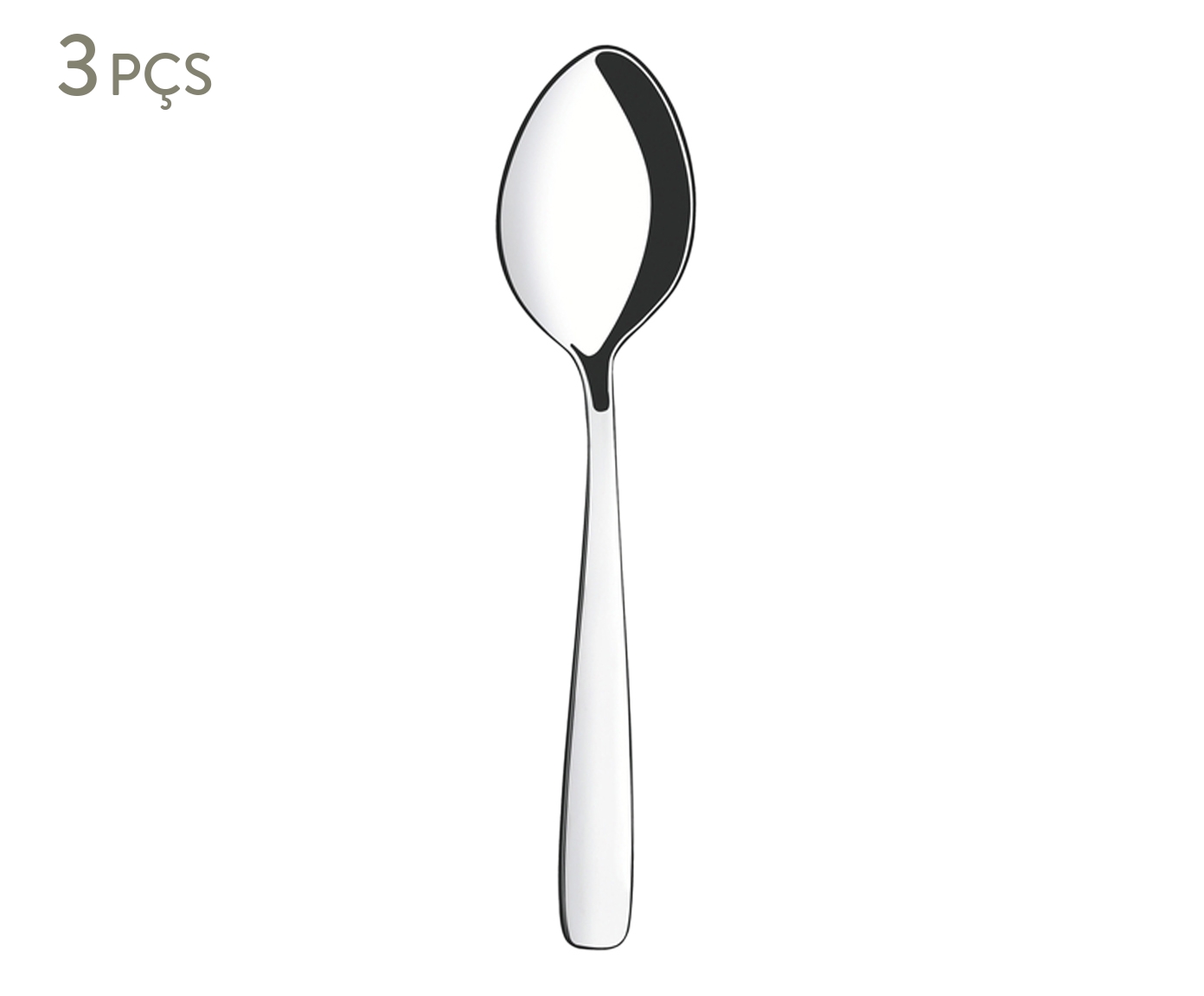 Jogo de Colheres de Mesa em Inox Amazonas - image 0