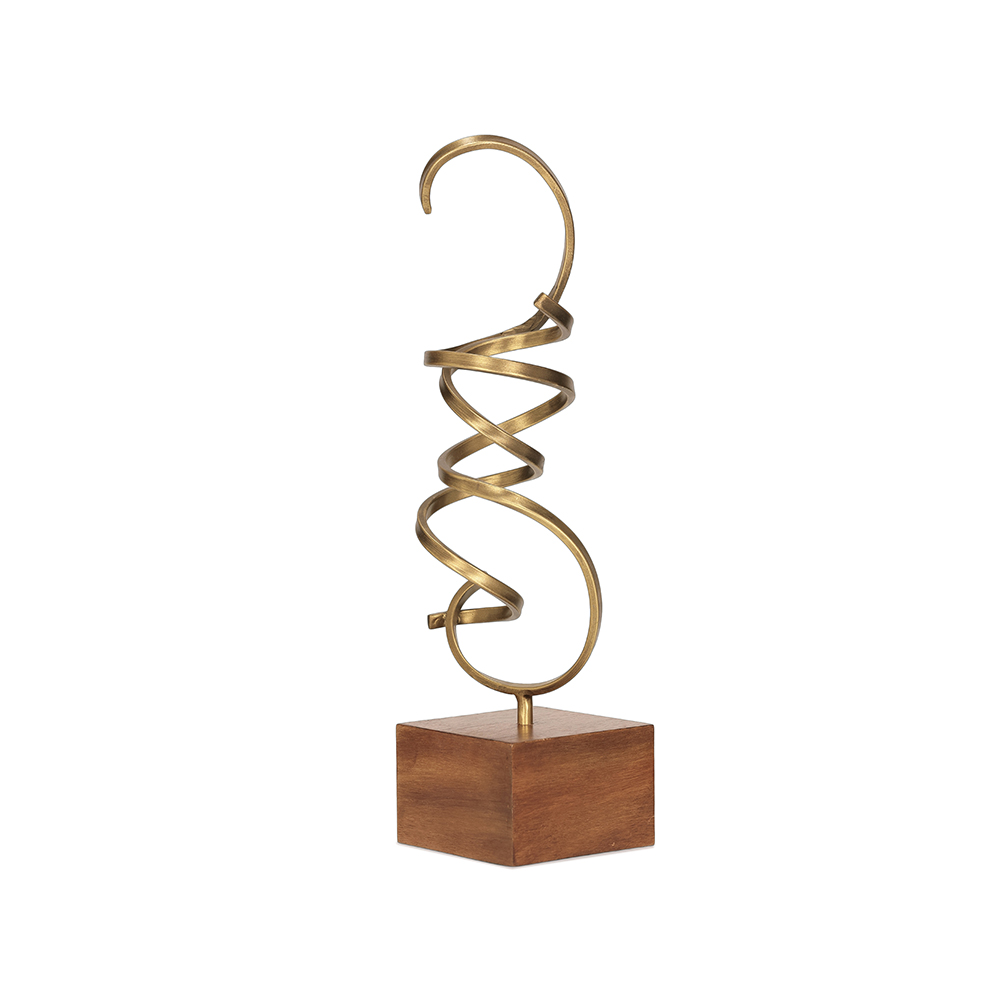Escultura Caramib Dourado - image 1