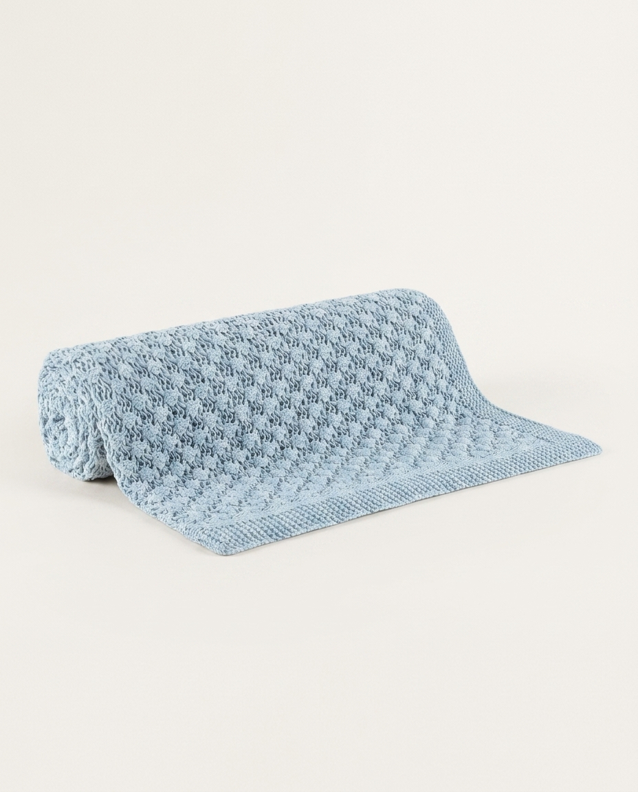 Manta Tricot Zoe Azul - 125X150cm - image 0