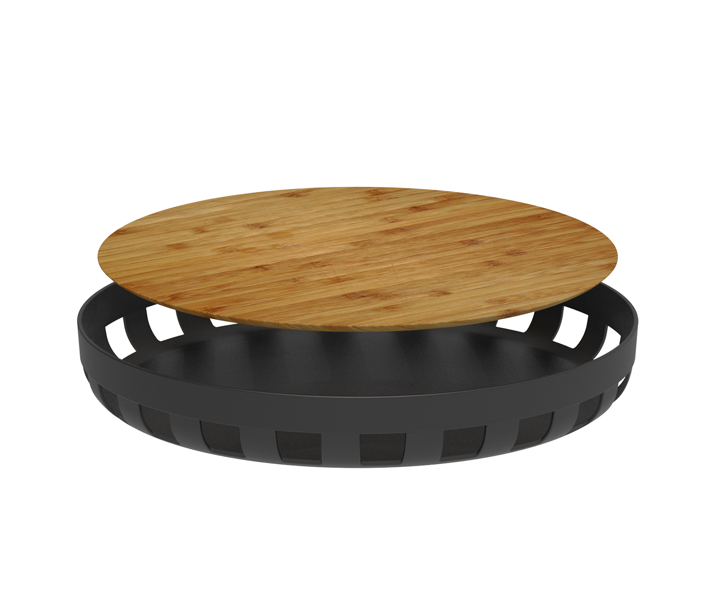 Bandeja Redonda Lume Preto - image 1