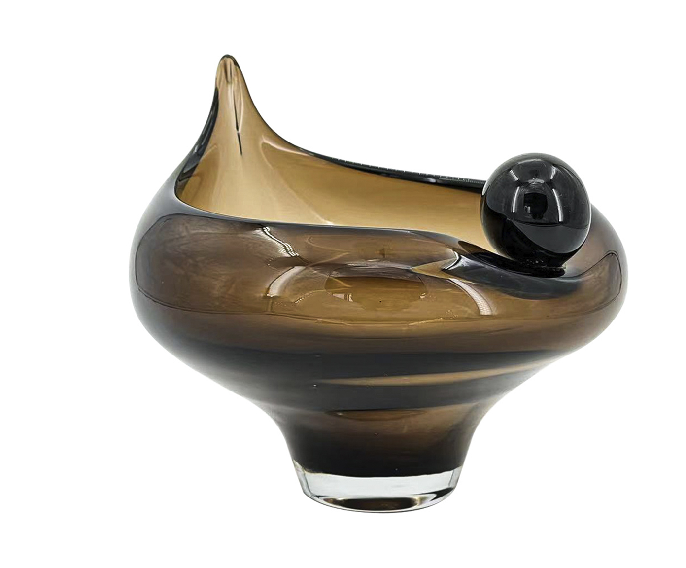 Vaso Decorativo Renziato Fume image number 0