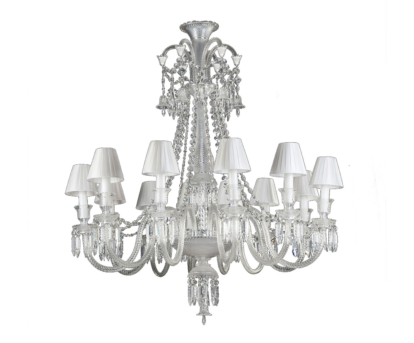 Lustre 320W Gallery Cromado e Transparente image number 0