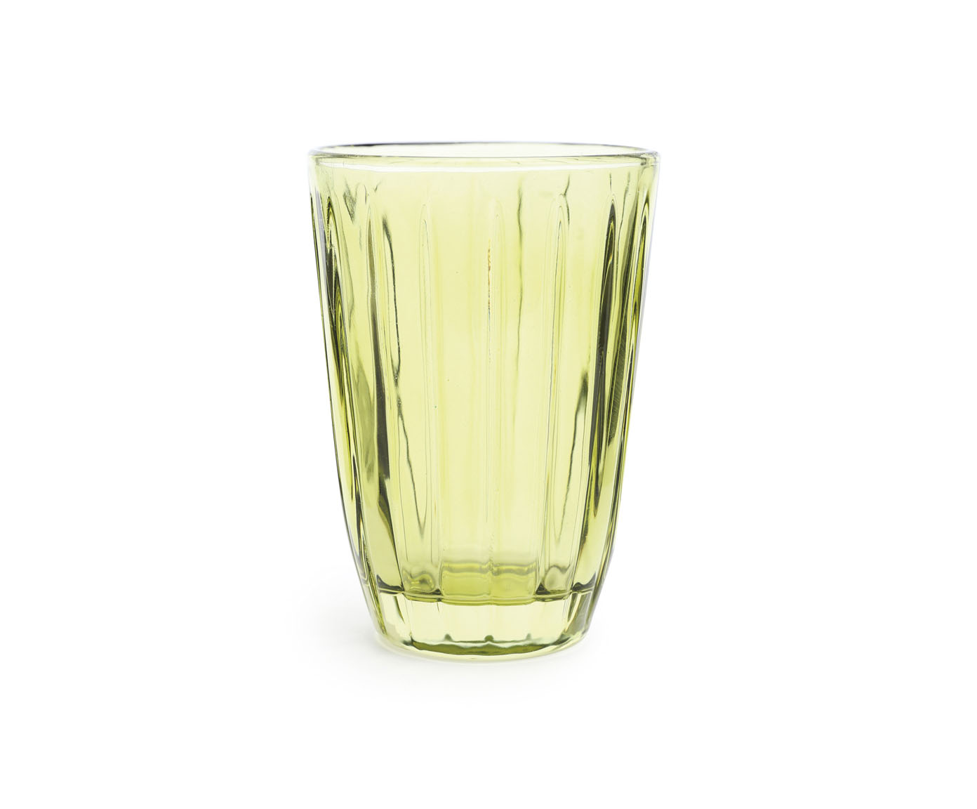 Jogo de Copos Altos Vidro Verde - 310ml - image 1