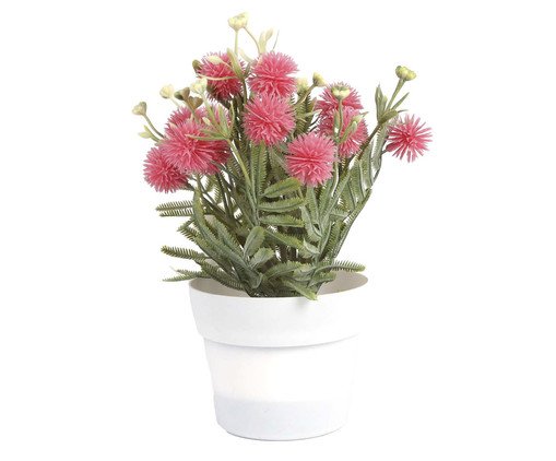 Vaso com Planta Flor My Garden Branco image number 0