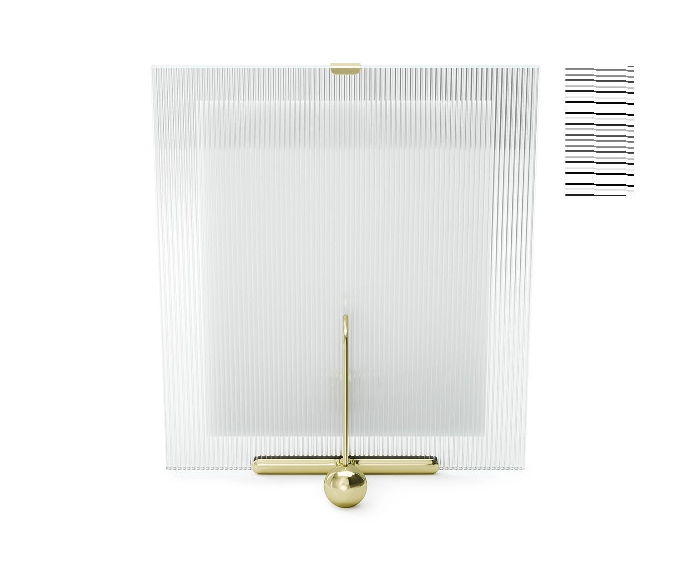 Porta-Retrato Flute Picture Frame Dourado image number 4