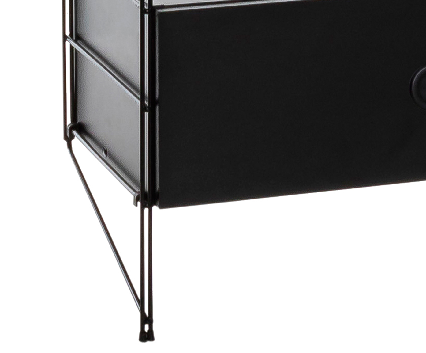Estante com Gavetas Stella Preto image number 1