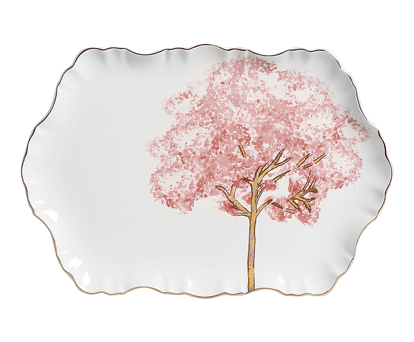 Travessa com Filete Ouro Ype Rosa image number 0