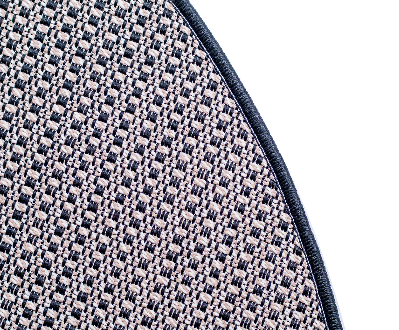 Tapete Redondo Artesanal Look Jacquard Ibisco image number 2