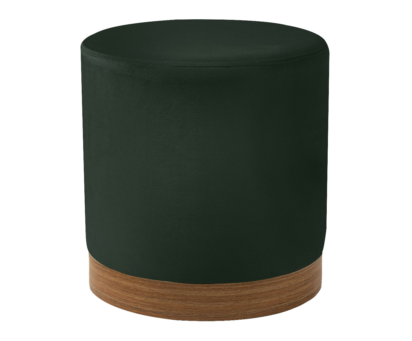 Puff em Veludo Harlow Pequeno Verde image number 2