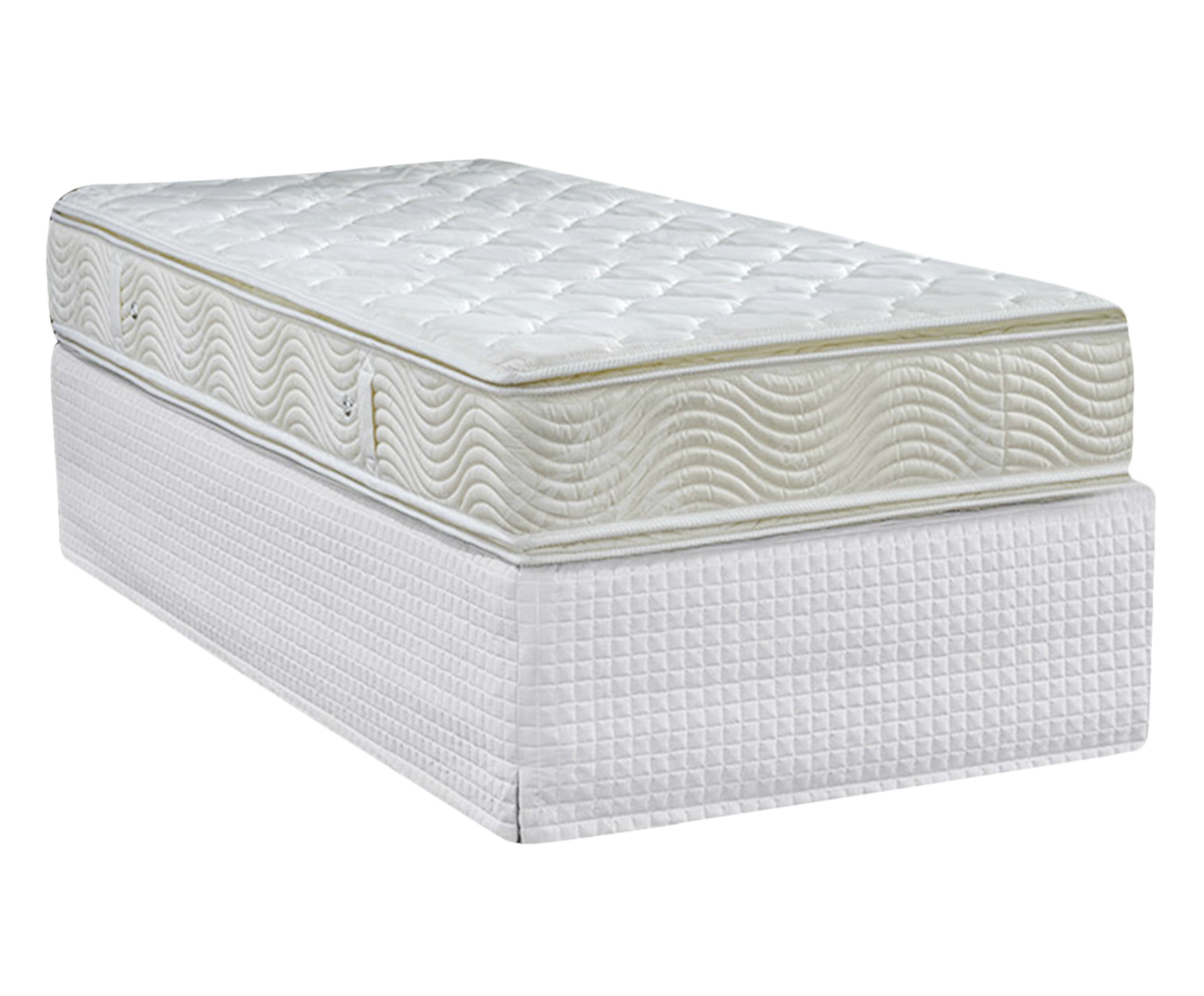 Saia para Cama Box Max Pastilha Branca image number 3