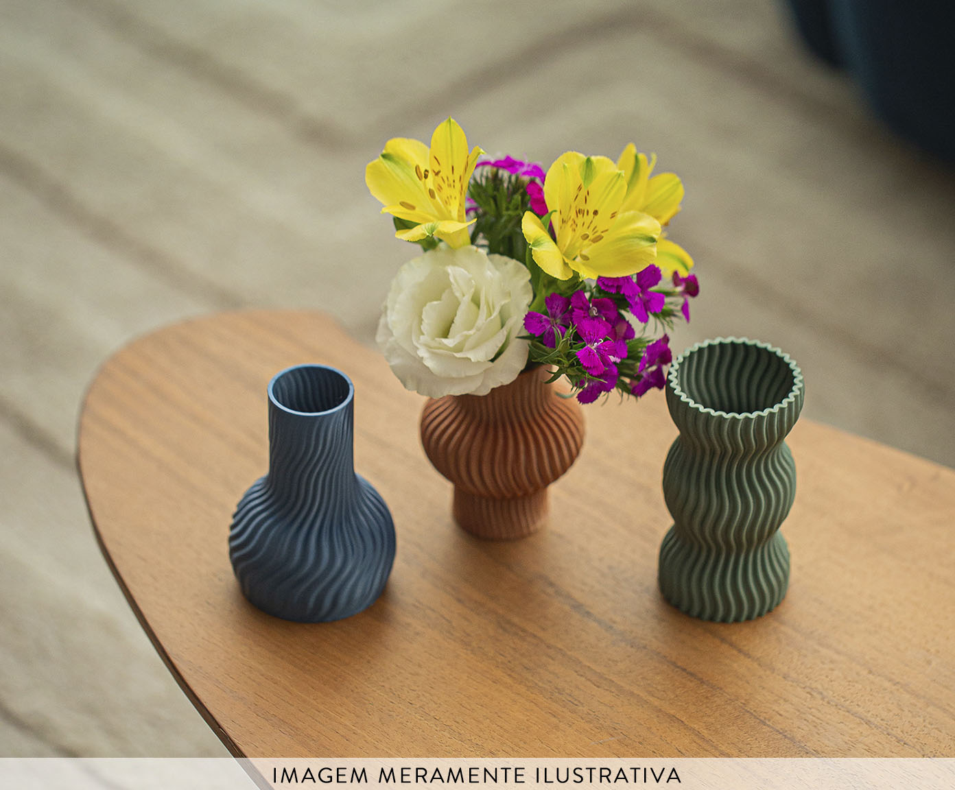 Mini Vaso Onda 1 Terracota image number 6