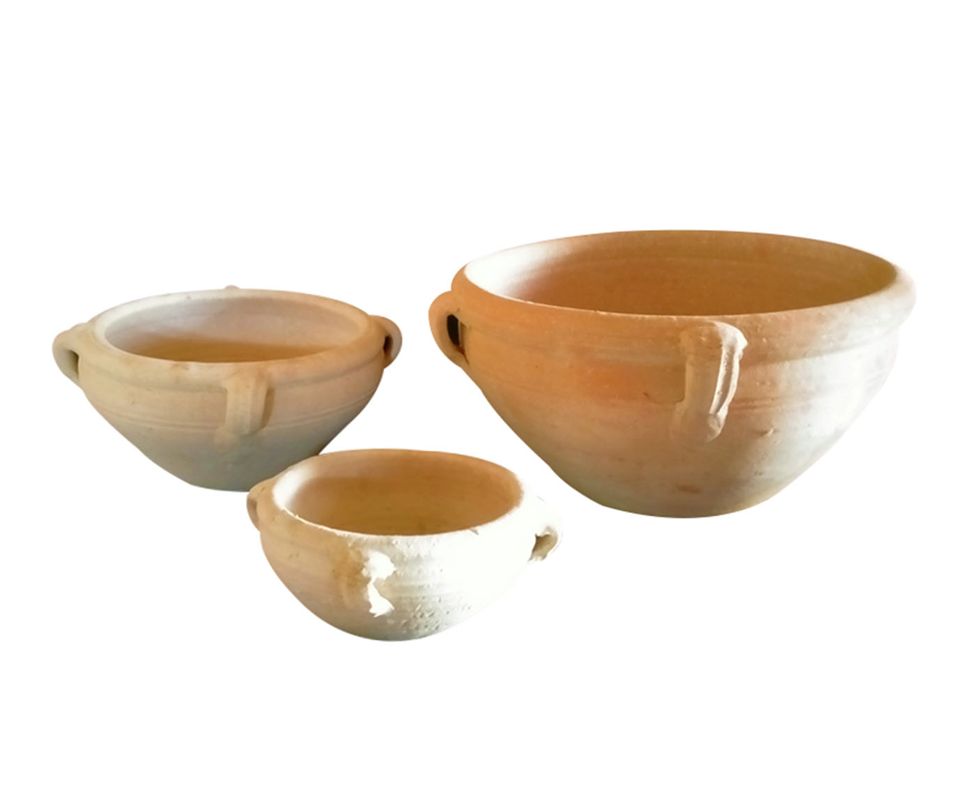 Jogo de Vasos Marroquino em Cer&acirc;mica II Areia - image 0
