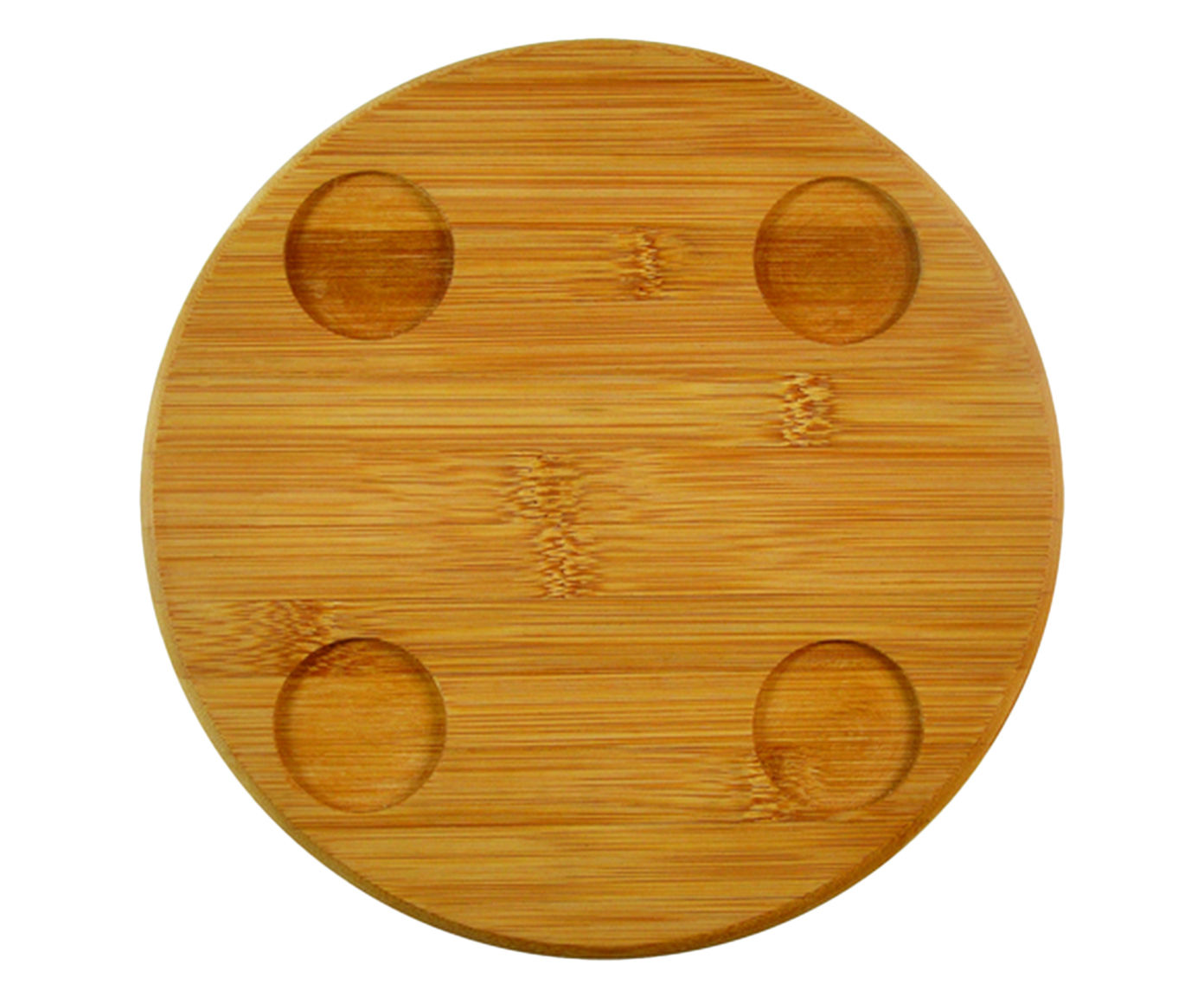 Jogo de T&aacute;bua em Bambu E Copos para Dose Kelli - image 1