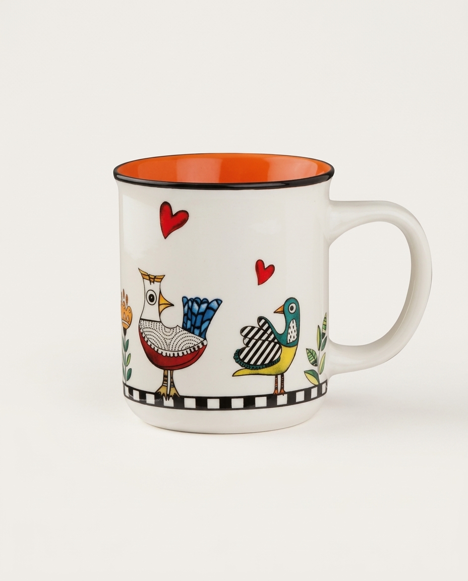 Mug Cocorico Laranja image number 0