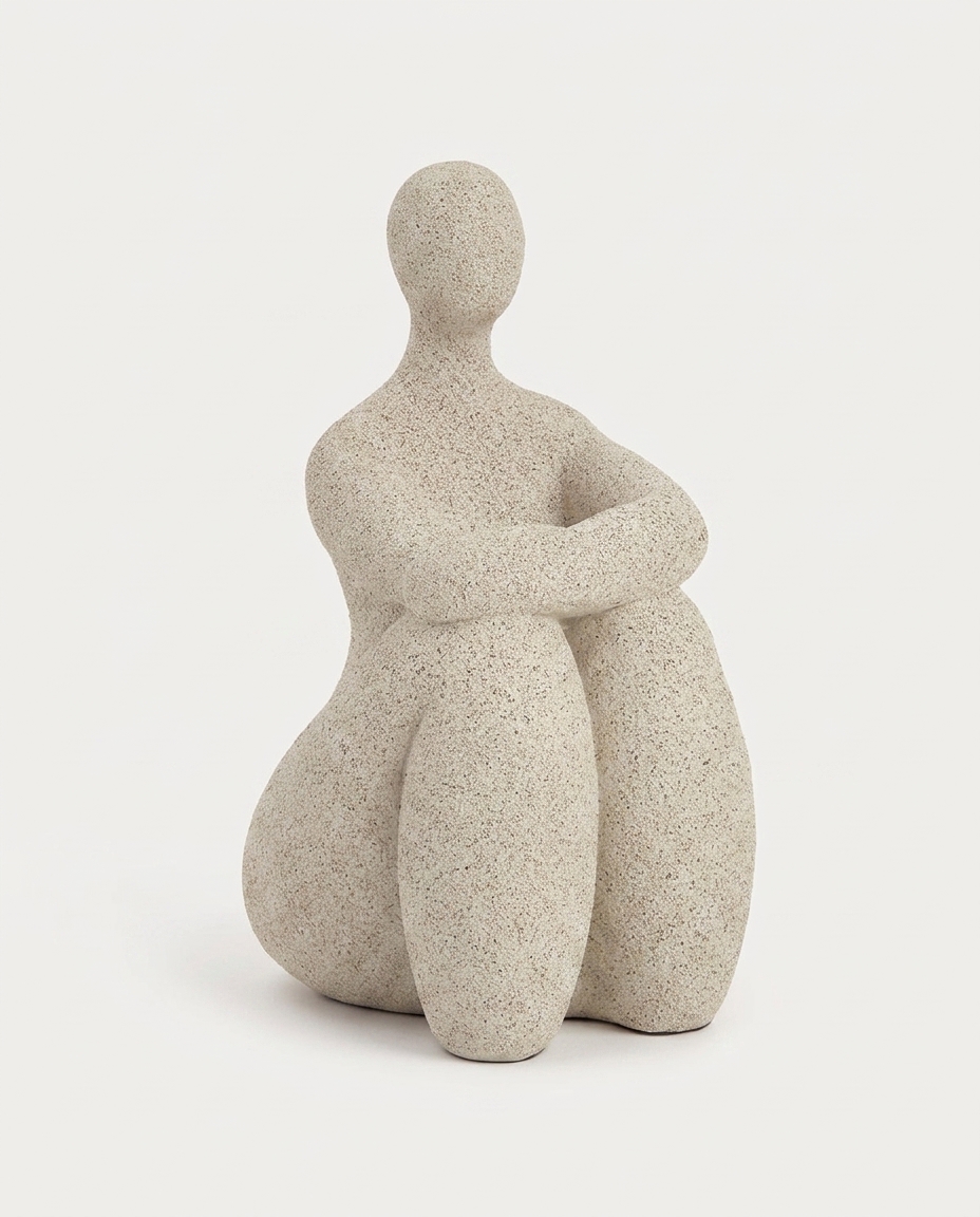 Adorno Decorativo Mulher Sentada image number 2