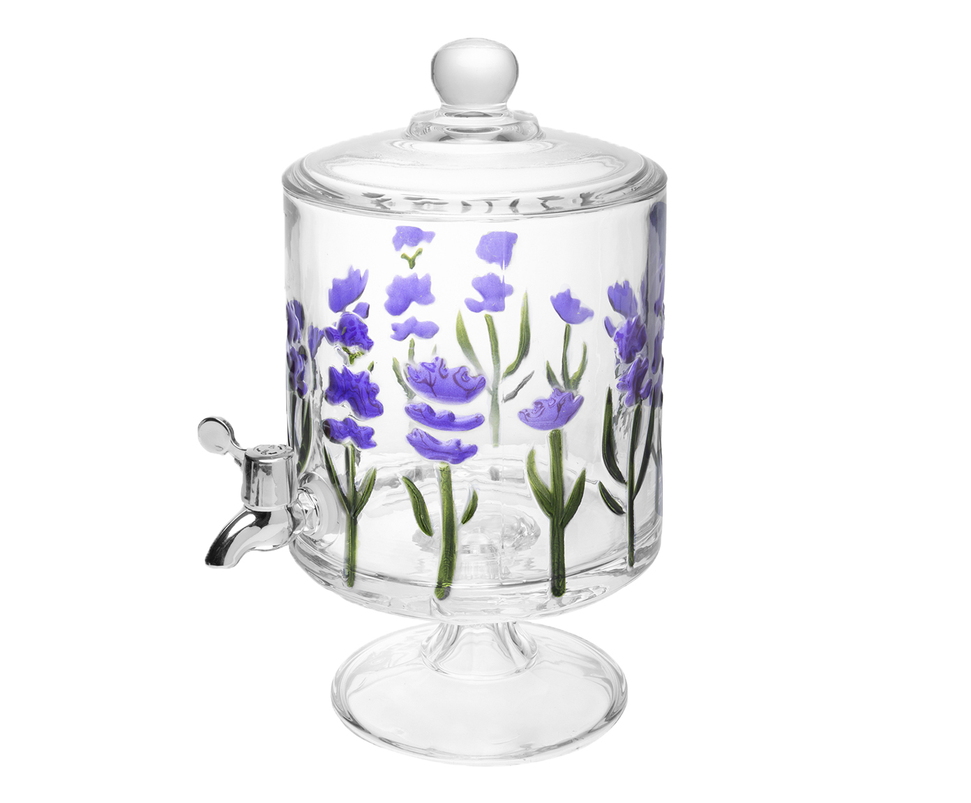 Suqueira Bold com P&eacute; e Tampa Lavanda Hand Painting - image 0