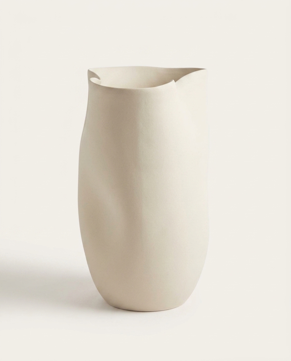 Vaso em Cer&acirc;mica Calme Off White image number 2
