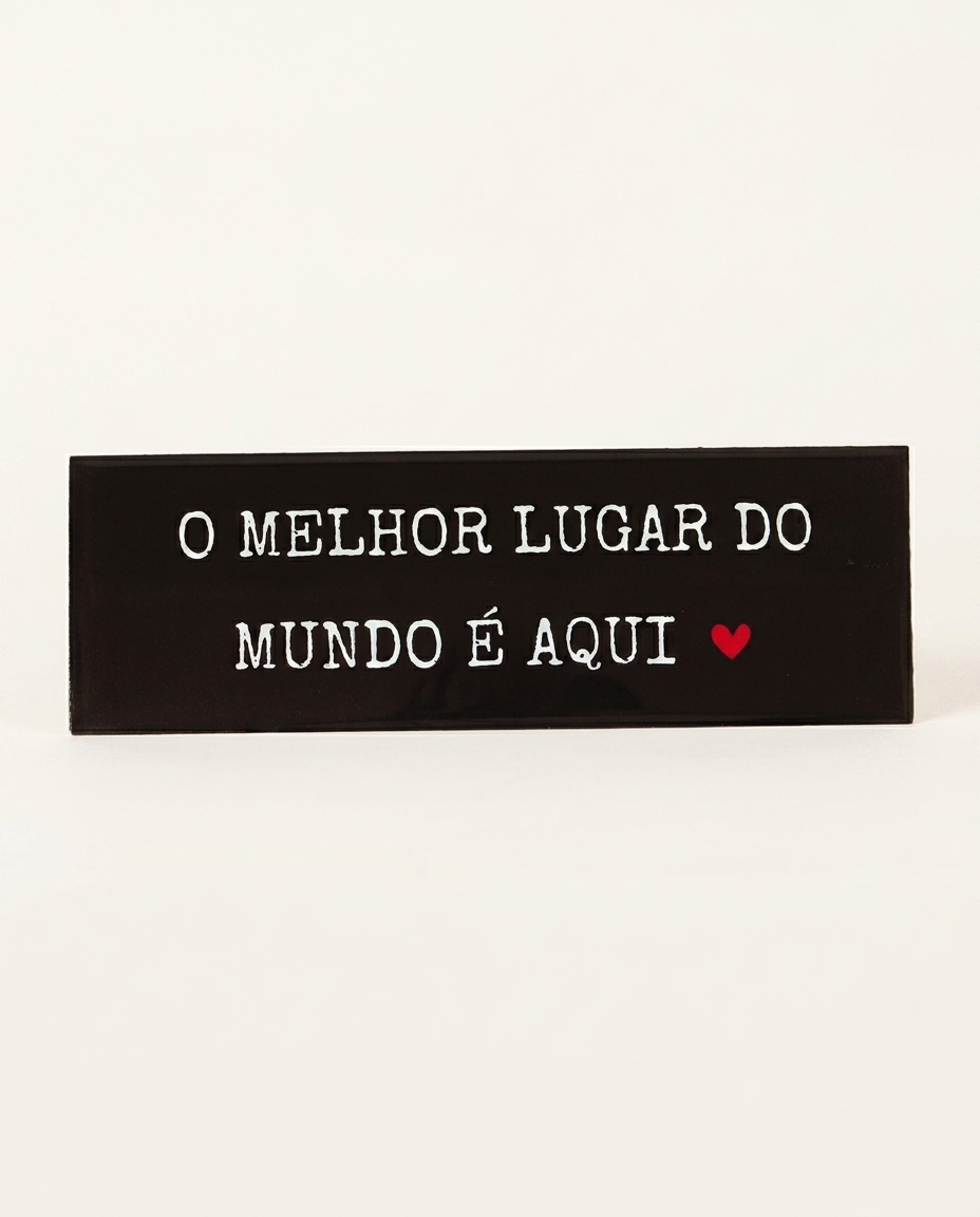 Azulejo Decorativo "O melhor lugar do mundo" - image 0