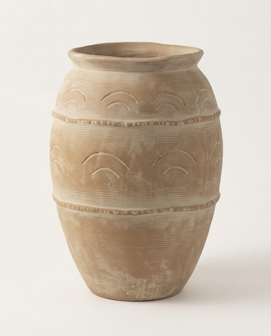 Vaso Decorativo Baroque Terracota Pequeno image number 2