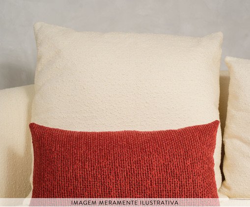 Almofada Boucle Retangular - Terracota image number 2