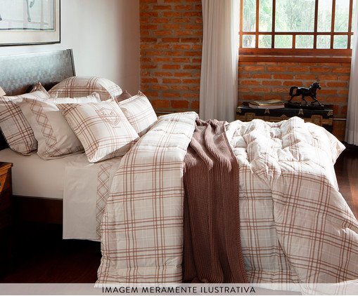 Jogo de Edredom Summer Comforter Xadrez Ascot image number 1