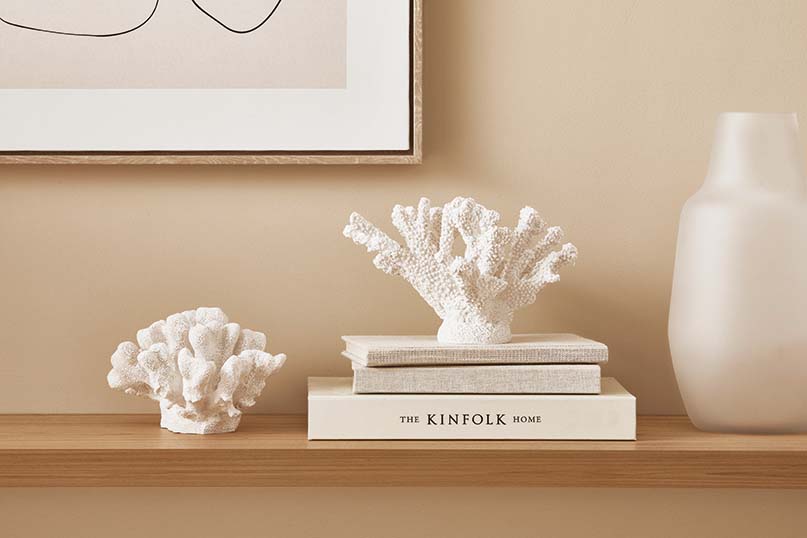 Adorno Coral Cecilia - Branco image number 1