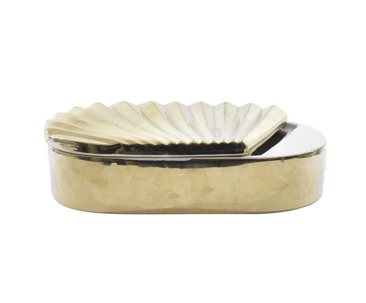 Caixa Oval Dourada image number 0