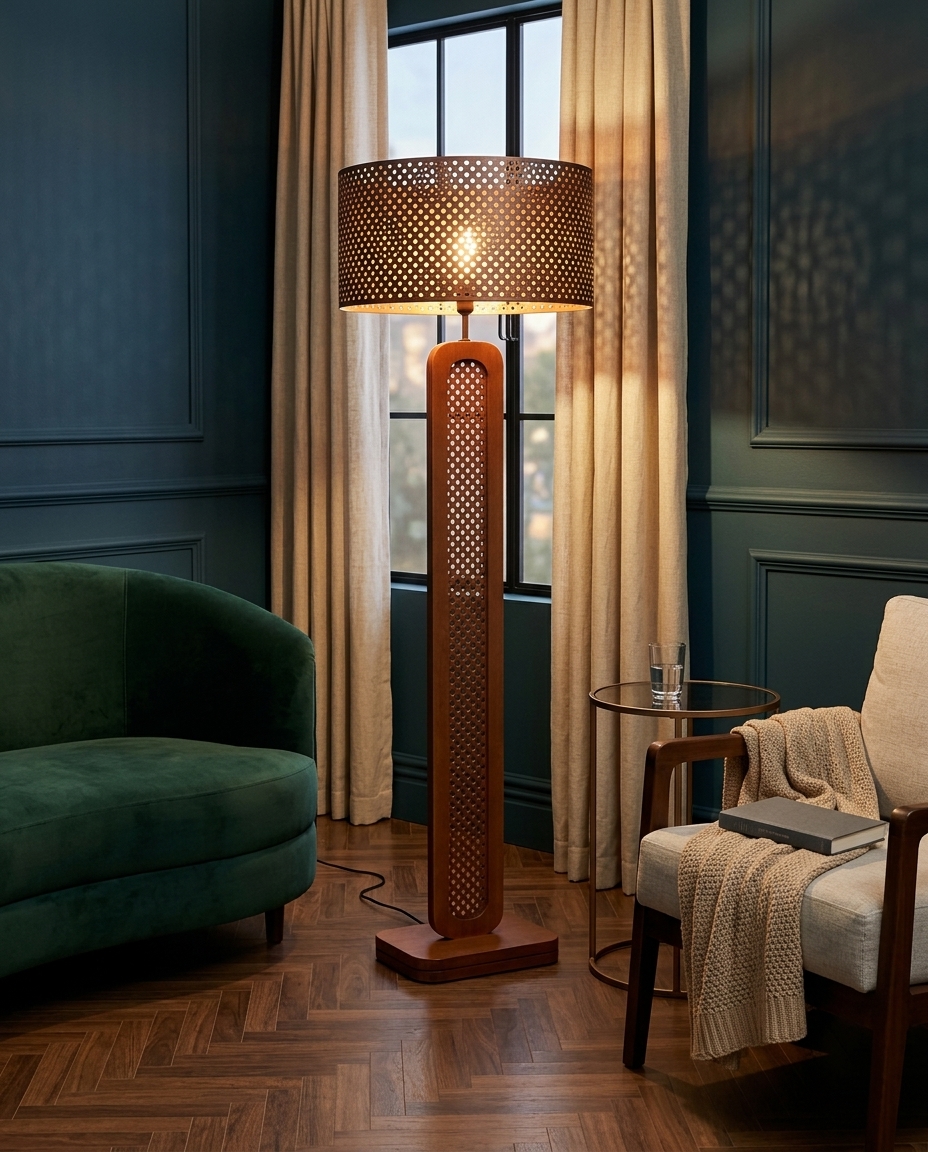 Lumin&aacute;ria Imbuia Natuzzi Bivolt image number 3