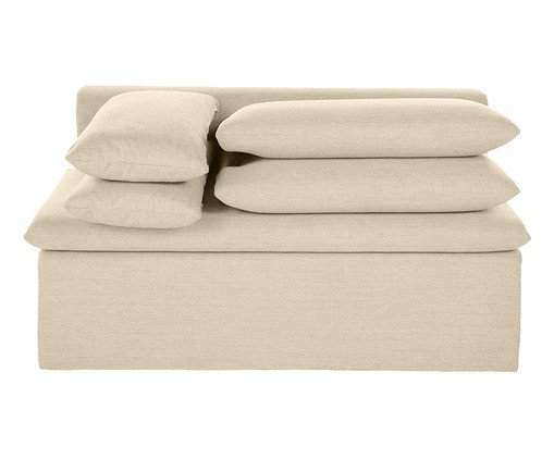 Sof&aacute; Cama em Linh&atilde;o Luma Off-White image number 5