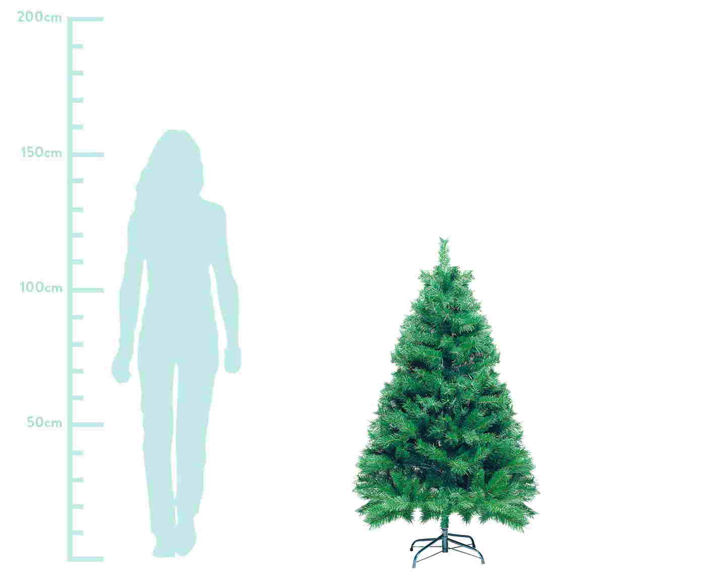 &Aacute;rvore de Natal Cipriano 182 Galhos - 120 cm - image 1