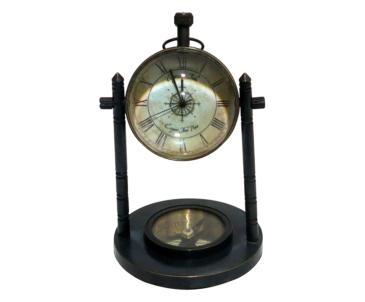 Rel&oacute;gio de Mesa Bussola Preto - image 0