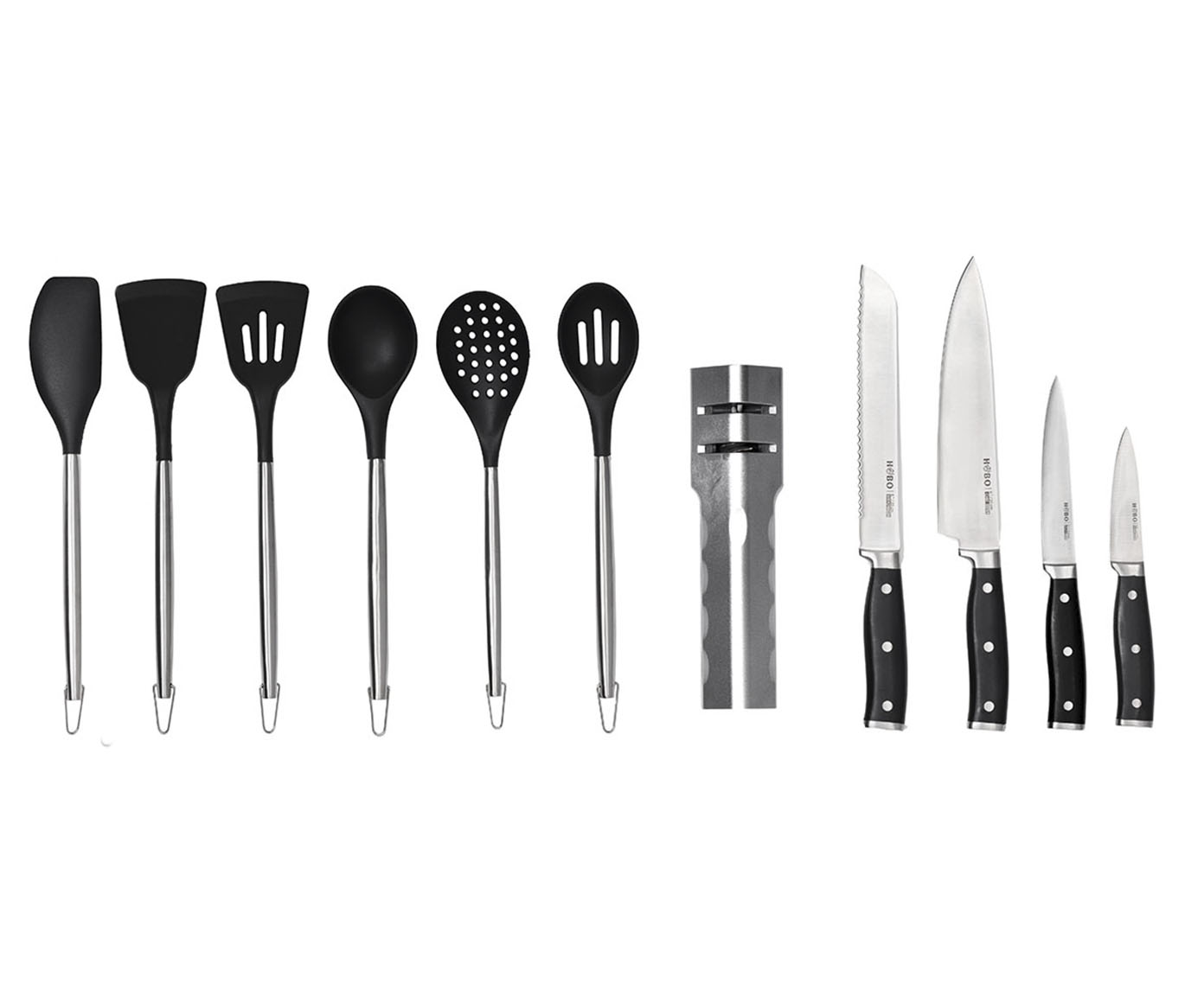 Jogo de Facas e Utens&iacute;lios com Base - image 1