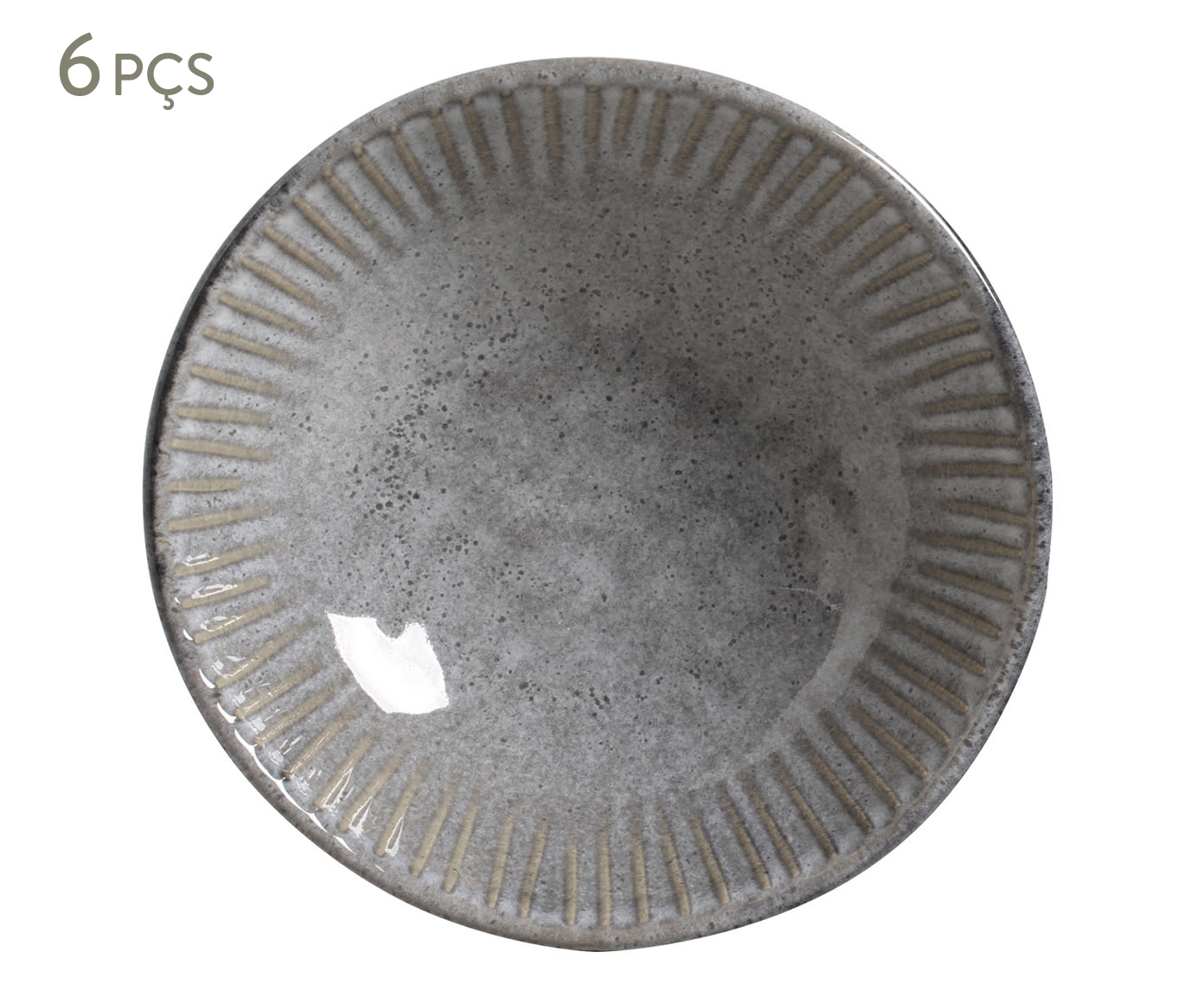 Jogo de Cumbucas Linhas Dust Cinza - image 0