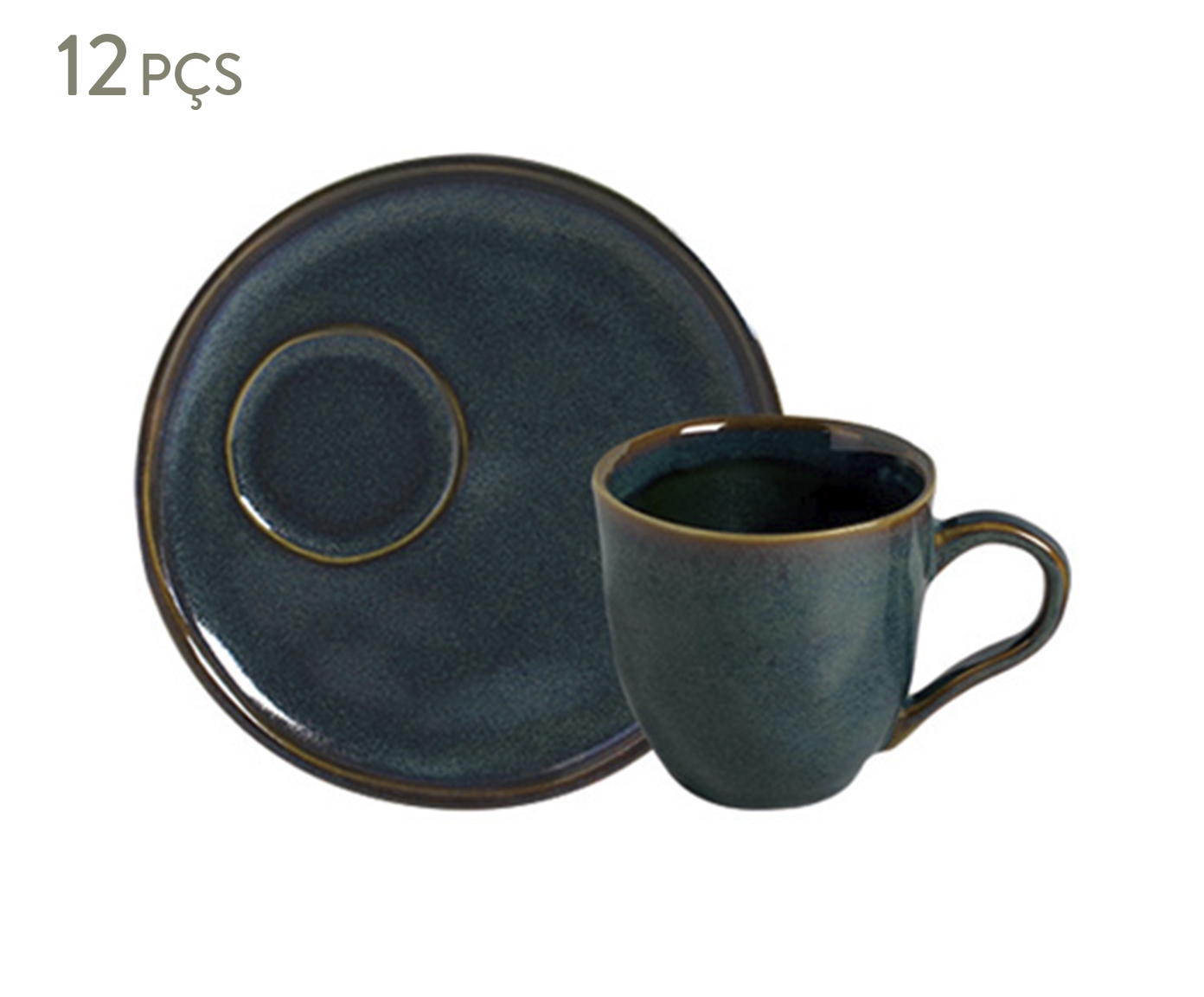Jogo de X&iacute;caras para Caf&eacute; Descentralizado Bio Oceano Azul - image 0