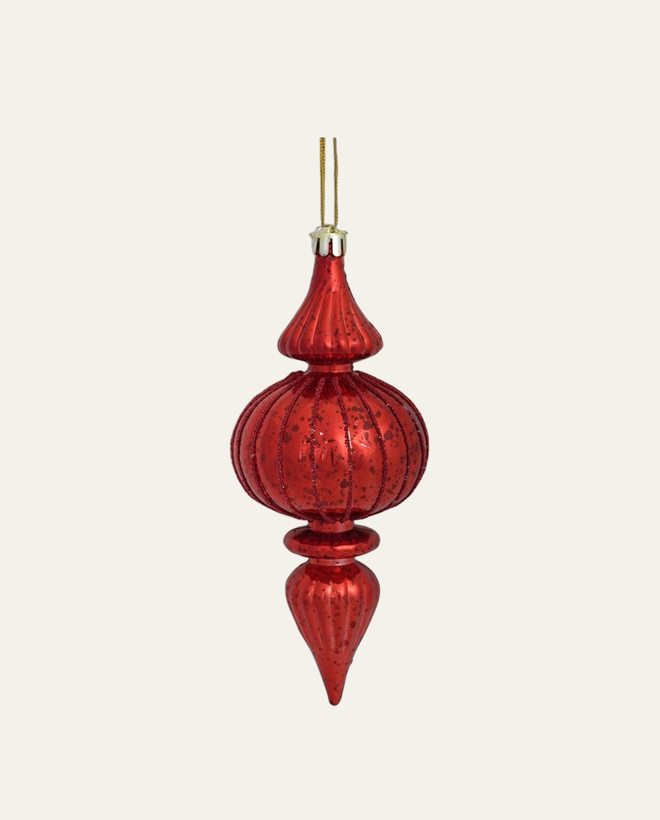 Enfeite Natalino Gota Mercury Vermelho - image 0