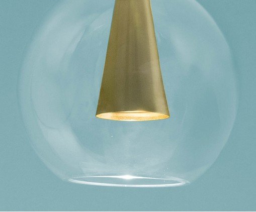Pendente Greppi Transparente e Dourado image number 2