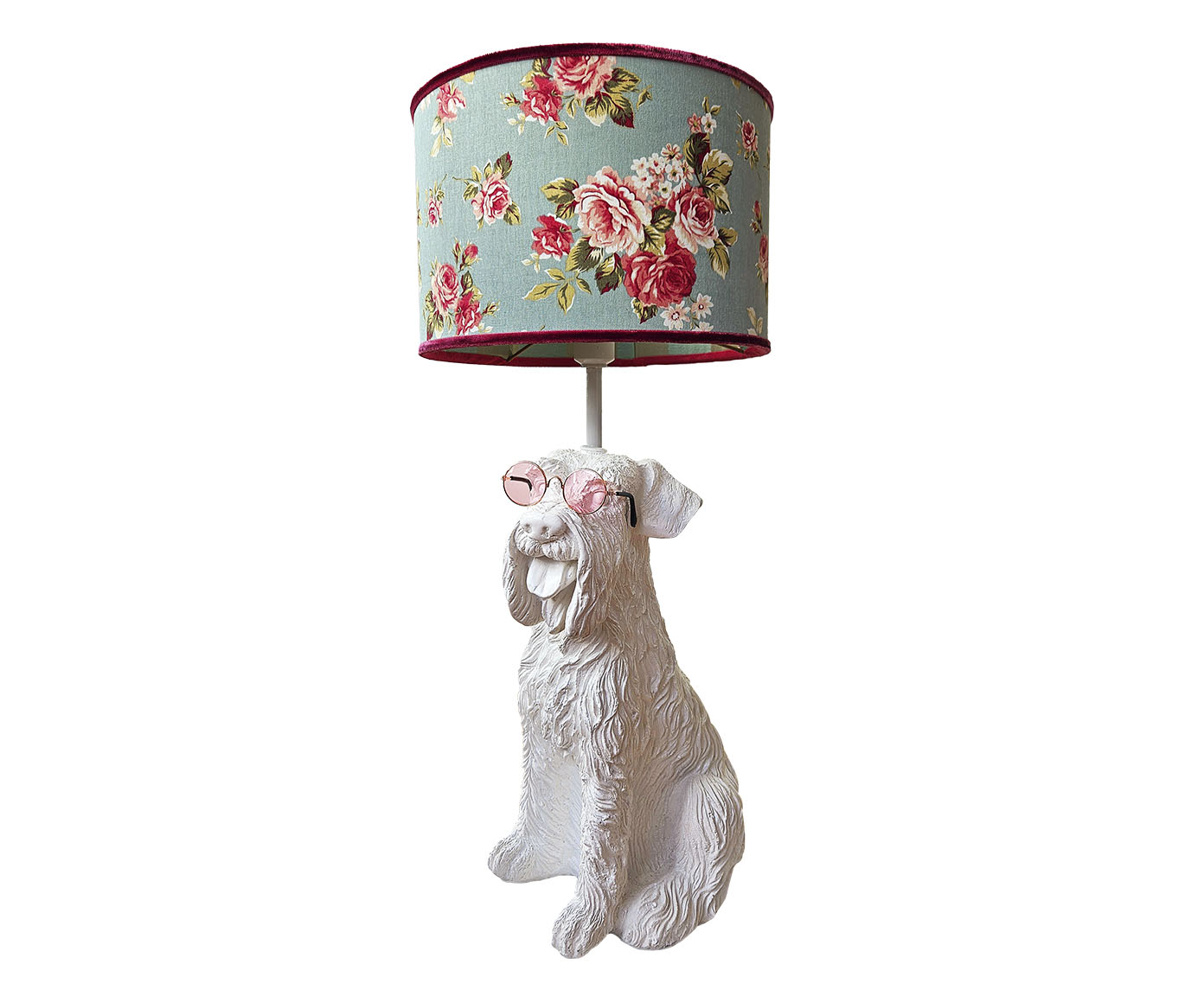 Base Lumin&aacute;ria Cachorro Schnauzer Gabrielo Branco image number 3