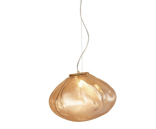 Pendente Flubber Conhaque e Dourado Bivolt image number 0